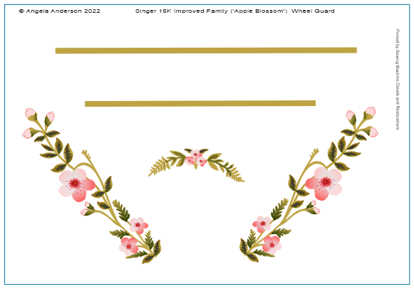 Wheel Guard 'Apple Blossom' waterslide decals