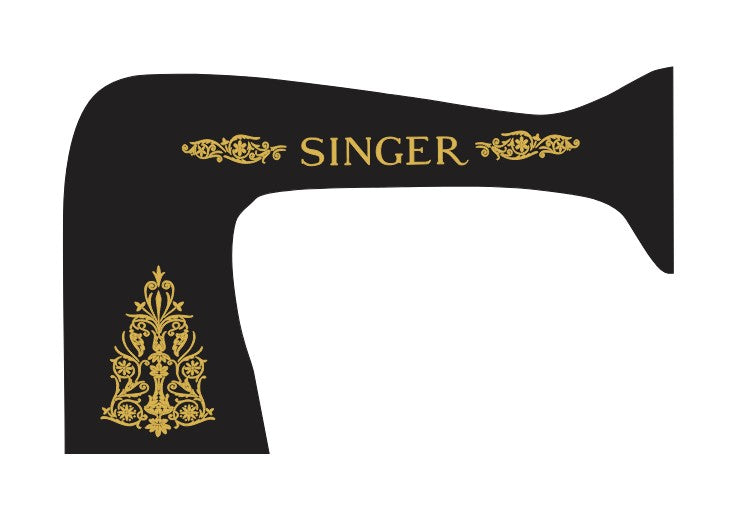 Model 66K 'Filigree' Sewing Machine Waterslide Decals