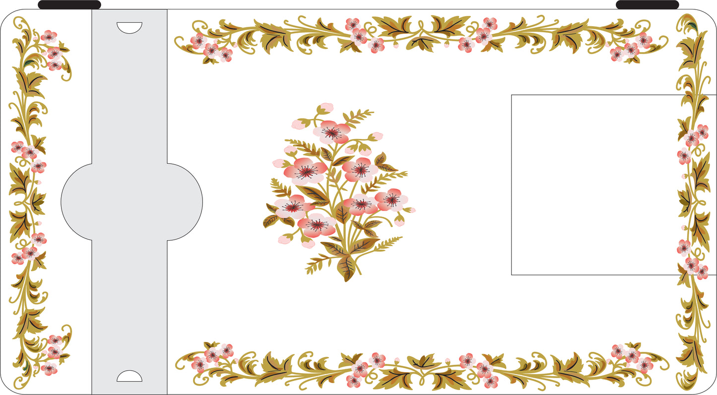 1890 Davis Vertical Feed Sewing Machine Waterslide Decals