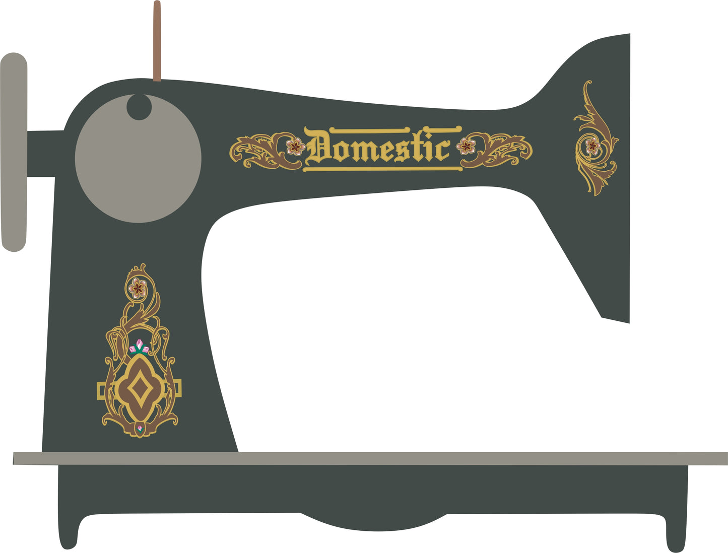 Domestic Vibrating shuttle Sewing Machine Company c1919