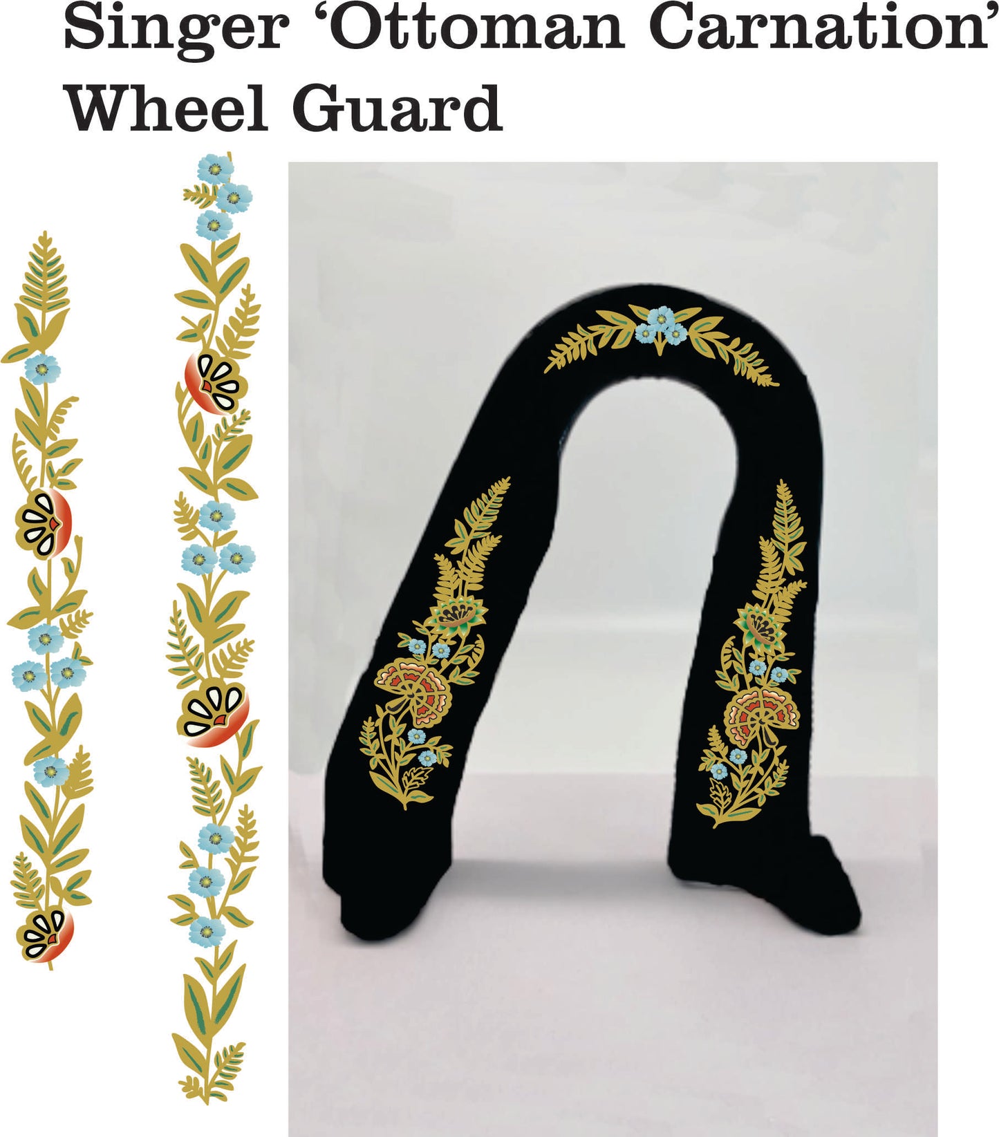 'Ottoman Carnation' Wheel Guard