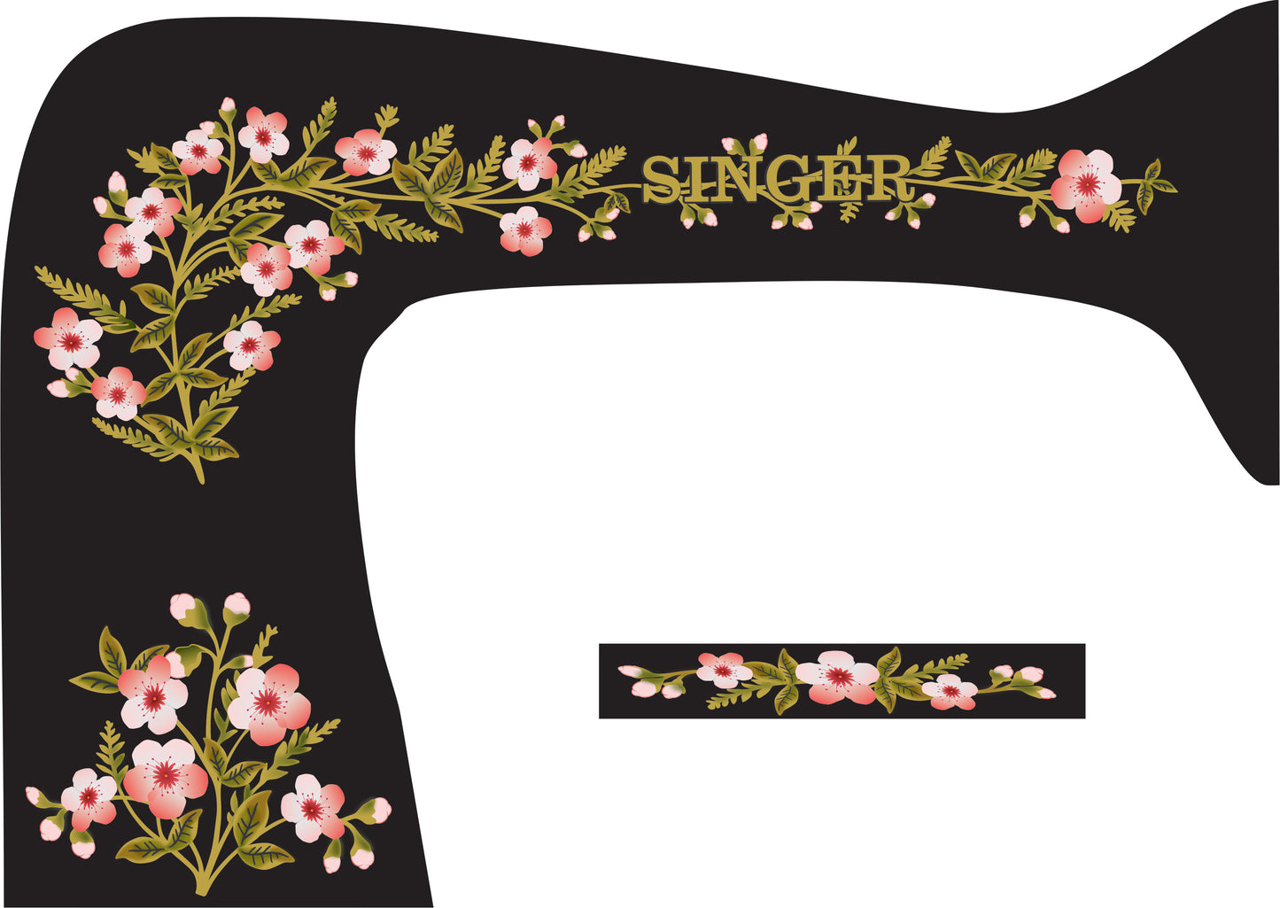 Model 15K Improved Family Fiddlebase 'Apple Blossom' waterslide decals