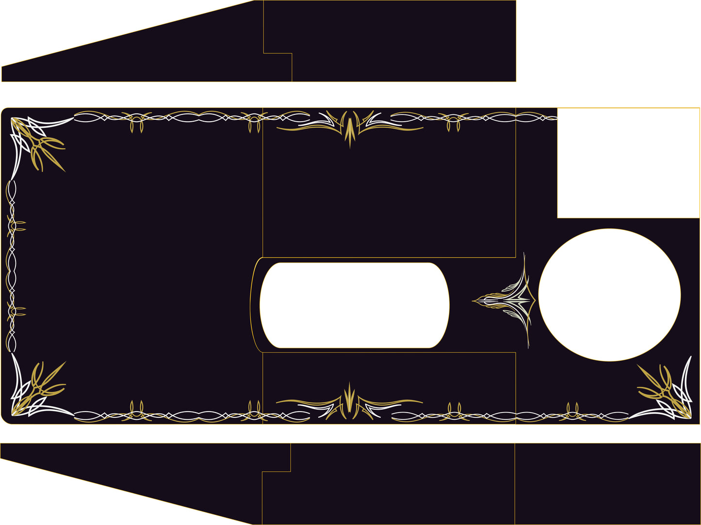 Custom Featherweight (222K) Pinstripes Sewing Machine Waterslide Decals