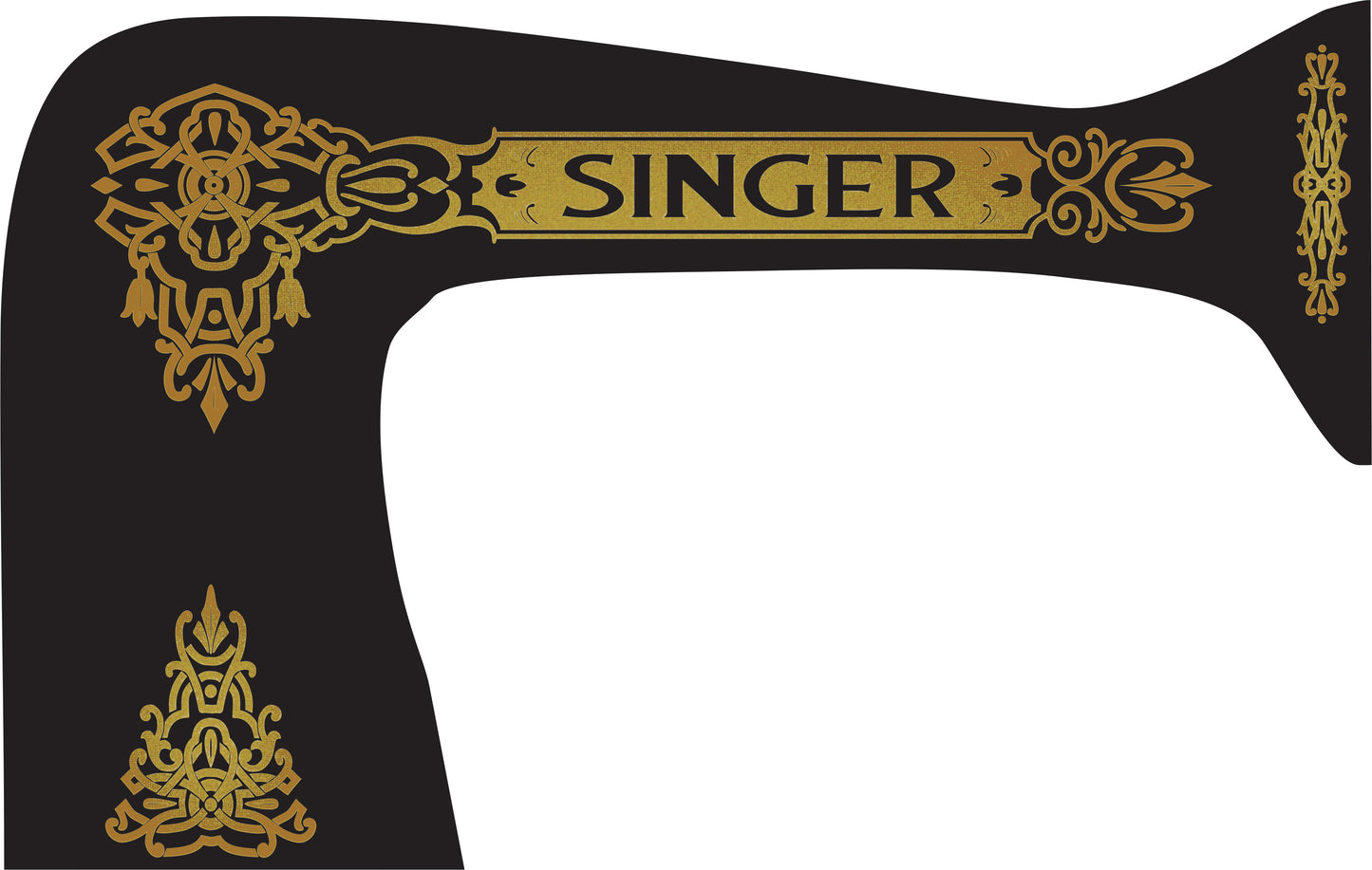 Model 66 'Celtic' Sewing Machine Waterslide Decals