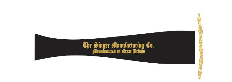 Model 66K 'Filigree' Sewing Machine Waterslide Decals