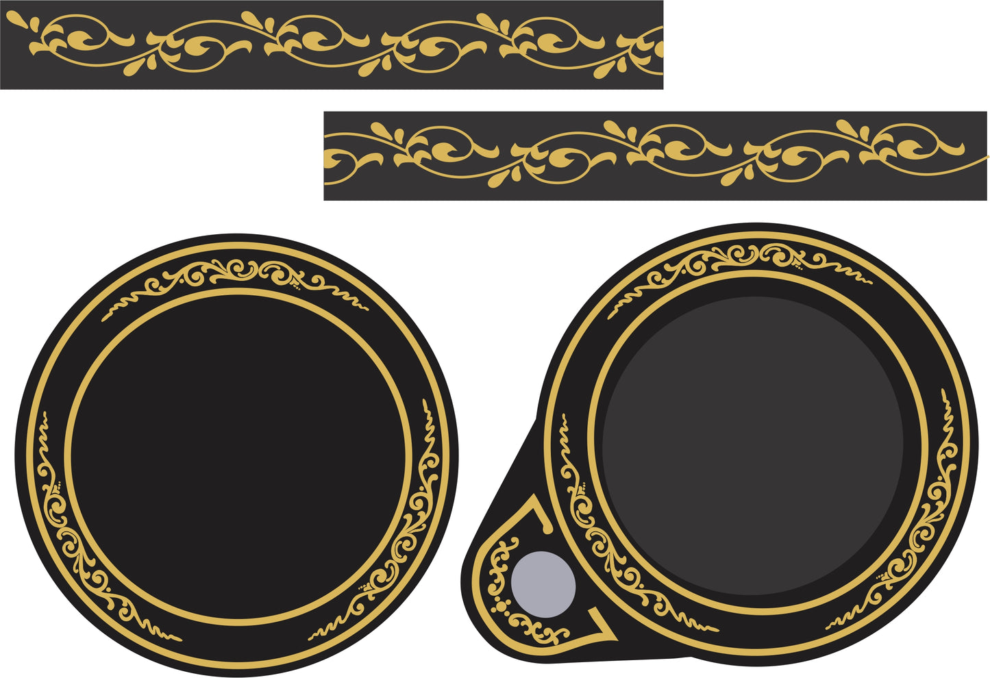 Wertheim 'Planet' Handcrank waterslide sewing machine decals