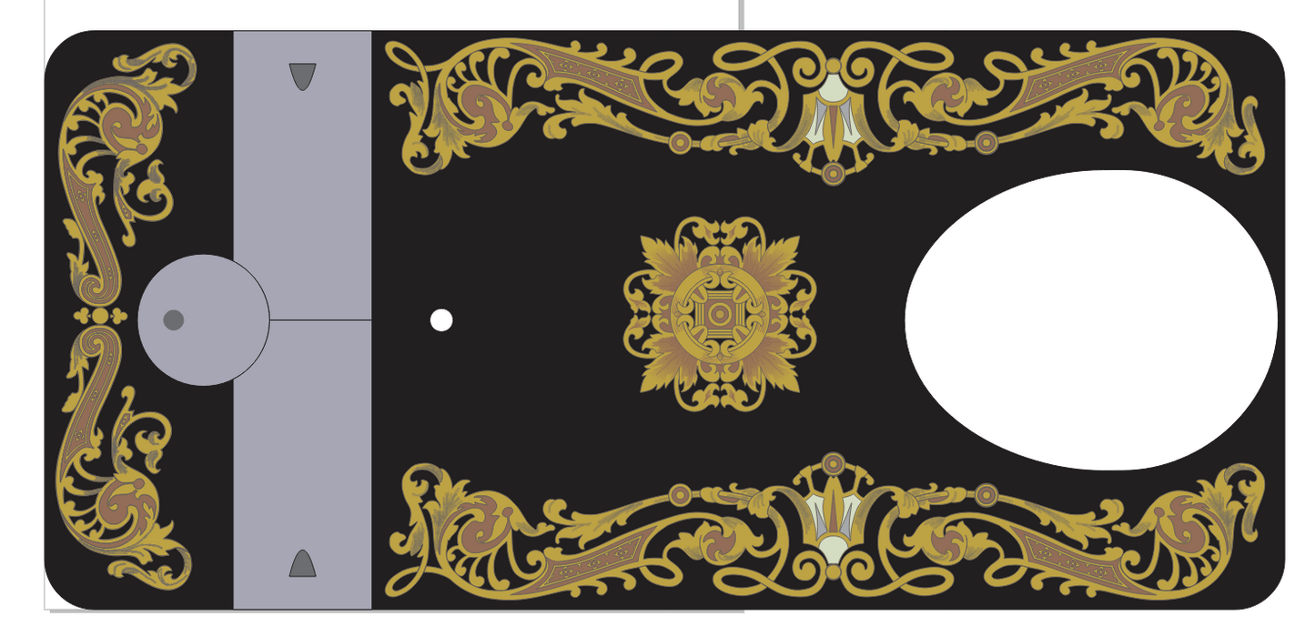 Minnesota N - Sewing Machine waterslide Decals