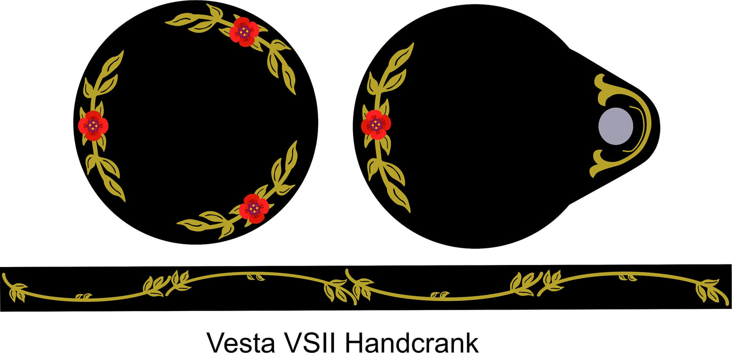 Vesta VSII - Handcrank waterslide decals