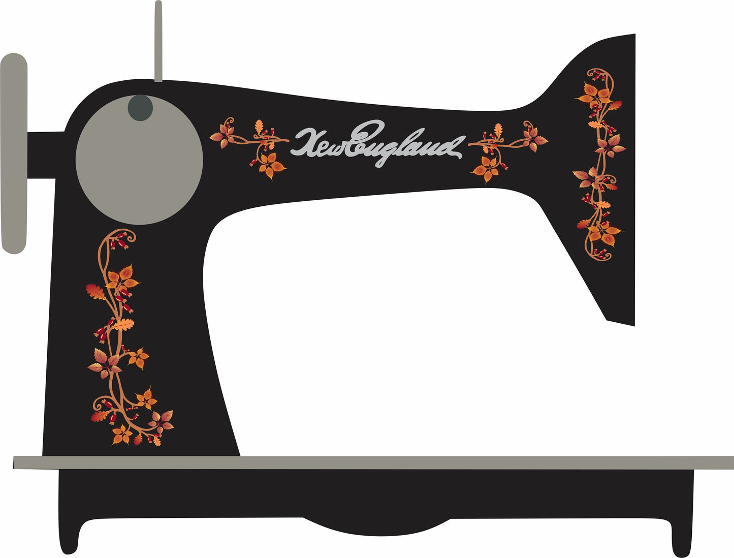 New Home New England sewing machine Decals