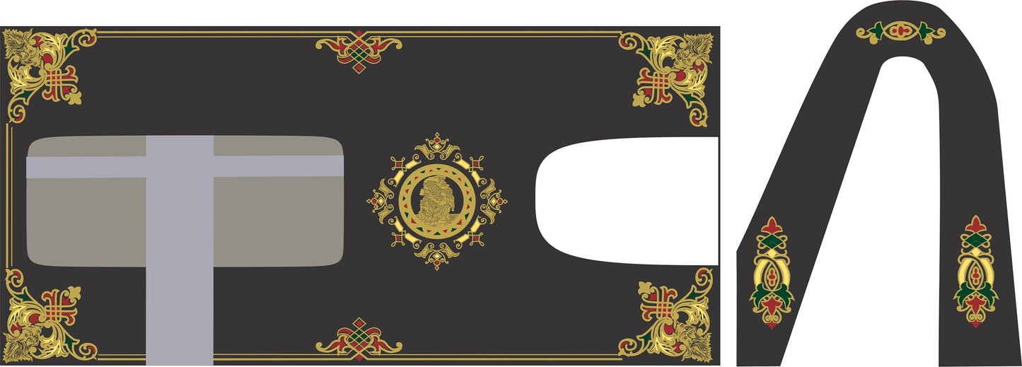 Wertheim 'Griffin' Sewing Machine Company waterslide decals