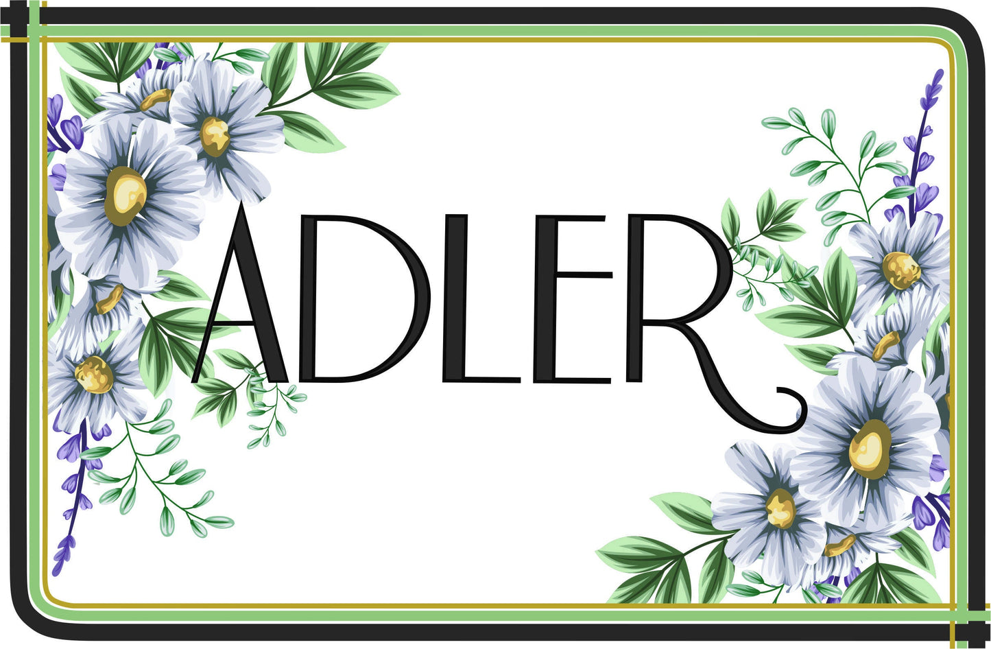 Adler Bentwood Box- Custom Decals - Sewing Machine waterslide decals
