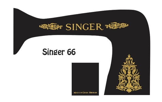 Model 66K 'Filigree' Sewing Machine Waterslide Decals