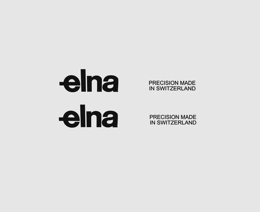 Elna Sewing Machine waterslide decals